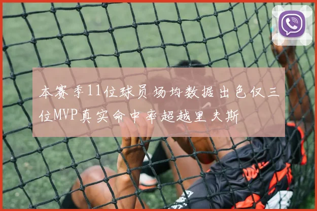 本赛季11位球员场均数据出色仅三位MVP真实命中率超越里夫斯